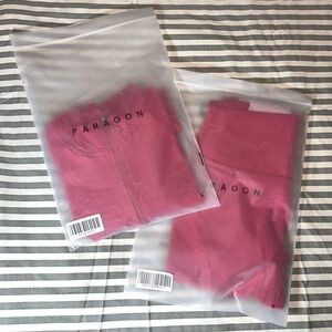 Paragon Fitwear Recstretch Leggings and CurveFlex Form Quarter Zip in Kiss